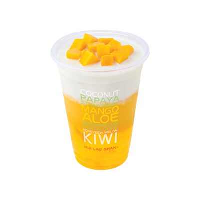 Mango & Coconut Juice with Mango Jelly